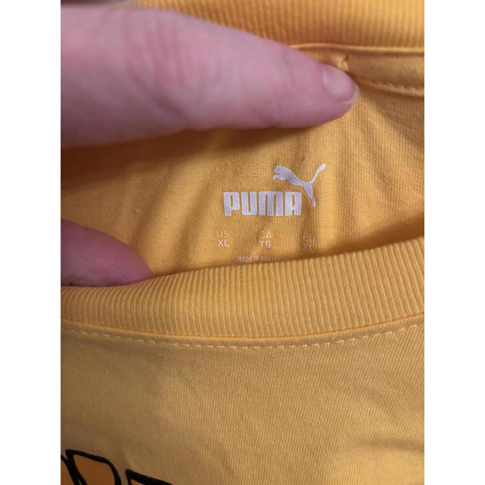 Yellow Puma XL Tee Shirt - Picture 3 of 4